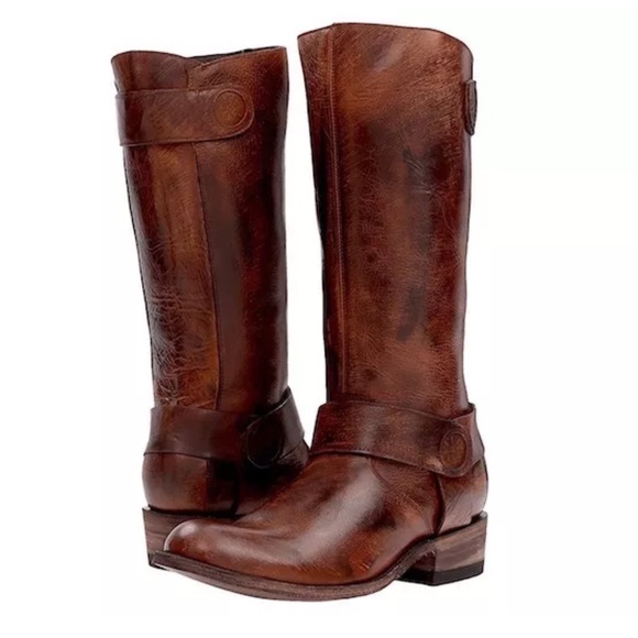 Old Gringo Shoes - OLD GRINGO Leather Booties Intricate Riding Shoes